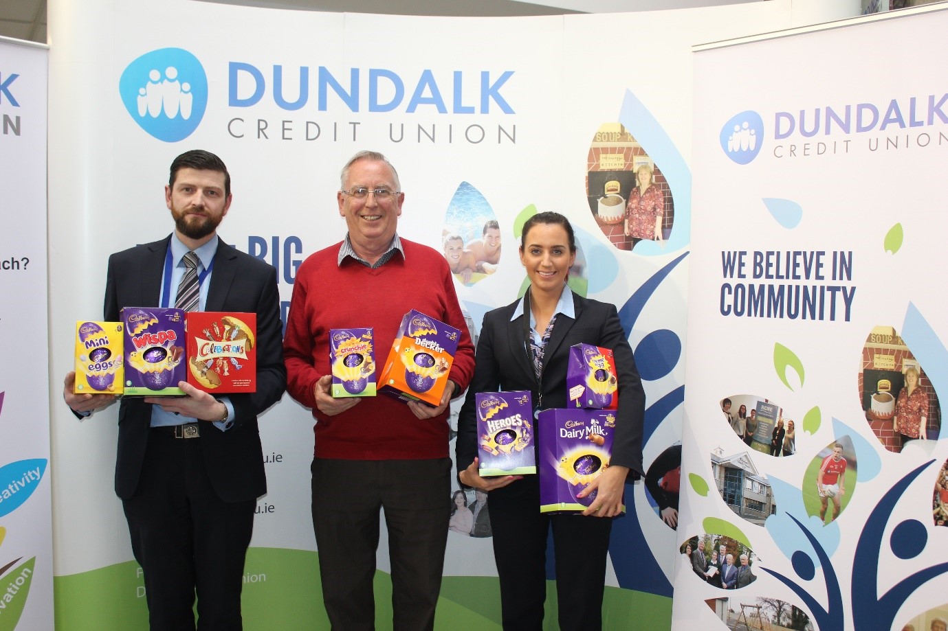 Martin Hardy, Dundalk Credit Union, Kevin Mulligan, SVP and Martina O’Callaghan, Dundalk Credit Union