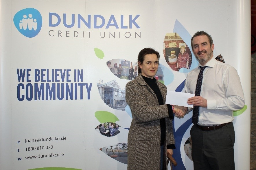 Billy Doyle, CEO, Dundalk Credit Union donation to S.N.A.P.
