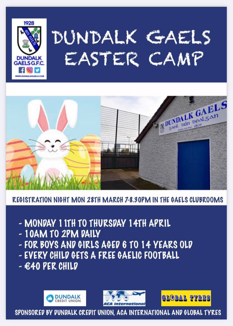 Dundalk Gaels Easter Camp 2022